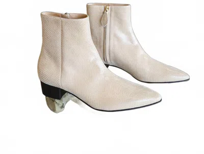 Arteana Women's Arona 30 Snakeskin Bootie In Nude In Neutral