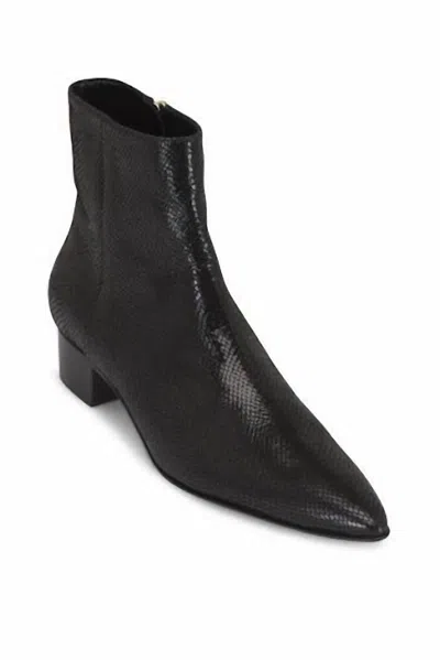 Arteana Women's Arona Snakeskin Bootie In Black