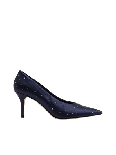 Arteana Women's Sanremo Satin Crystal 75 Pump In Navy In Blue