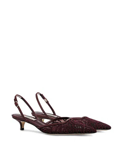 Arteana Women's Sorrento 35 Slingback Pump In Burgundy