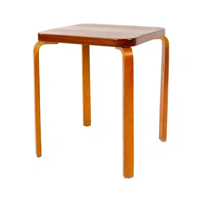 Pre-owned Artek 1939 World's Fair Marked Center Table By Alvar Aalto For  In Brown