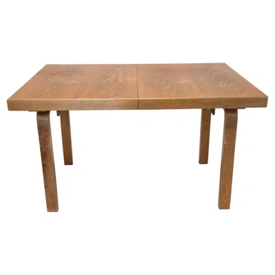 Pre-owned Artek Alvar Aalto  Table 92 Extendable 1940s Finland Vintage Original In Brown