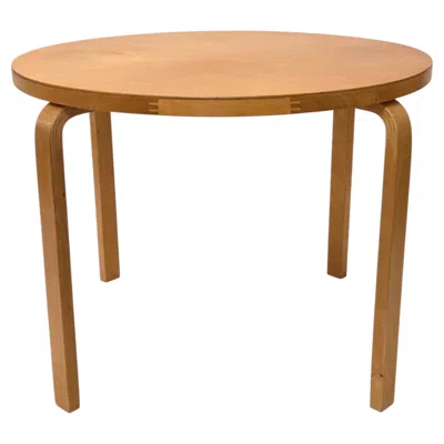 Pre-owned Artek Alvar Aalto  Table Finland 1940s Vintage Original In Brown