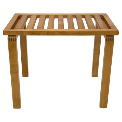 Pre-owned Artek Alvar Aalto Bench With War Time Legs By  1940s In Brown