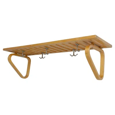 Pre-owned Artek Alvar Aalto Hat Rack / Coat Hanger In Birch, Model 113,  1940s In Brown