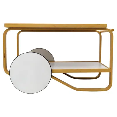 Pre-owned Artek Alvar Aalto Model 901 Tea Trolley, 1950s In Brown