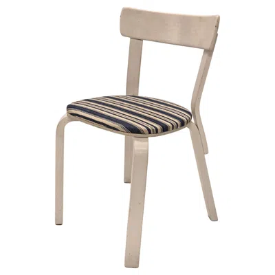 Pre-owned Artek Alvar Aalto Sandwich Chair Model 69 By  1940s In Brown