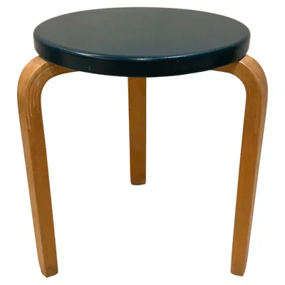 Pre-owned Artek Alvar Aalto Stool 60 In Brown