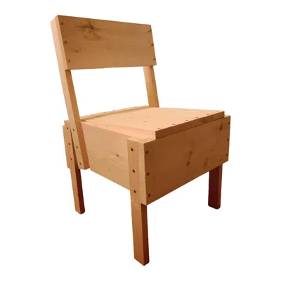 Pre-owned Artek Chair 1 Self-design , Design Enzo Mari For  2008 - Original ! In Brown