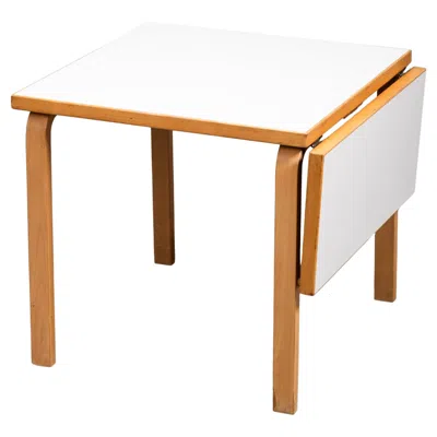Pre-owned Artek Drop-leaf Dining Table Model Dl82 By Alvar Aalto, , Finland, 1960s In Brown