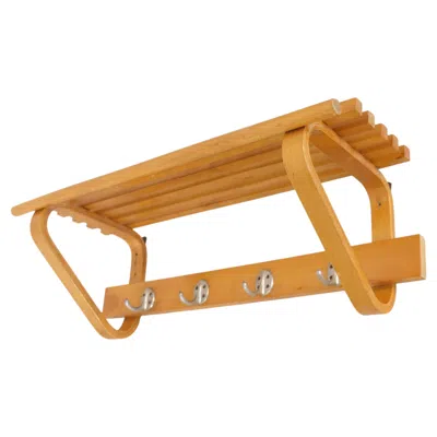 Pre-owned Artek Hat Rack / Coat Hanger In Alvar Aalto Style, Birch, Finland 1950s In Brown