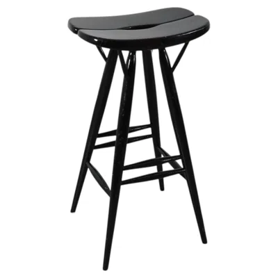 Pre-owned Artek Ilmari Tapiovaara Pirkka Bar Stool For Laukaan Puu, 1950s In Brown