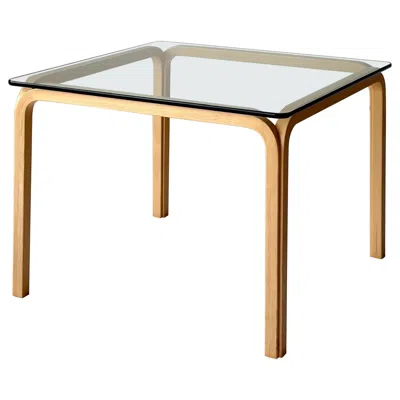 Pre-owned Artek Model Y61 Table By Alvar Aalto For  In Brown