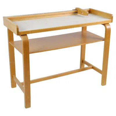 Pre-owned Artek Rare Aino Aalto Child Measuring Table In Birch, Collector Item,  1950's In Brown
