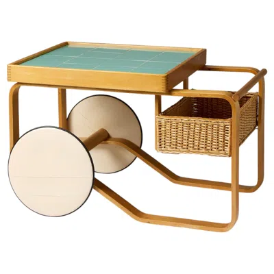Pre-owned Artek Serving Trolley 'model 900' Designed By Alvar Aalto For , Sweden, 1940s In Brown
