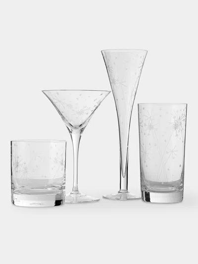 Artel Fireworks Hand-engraved Crystal Collection In Transparent