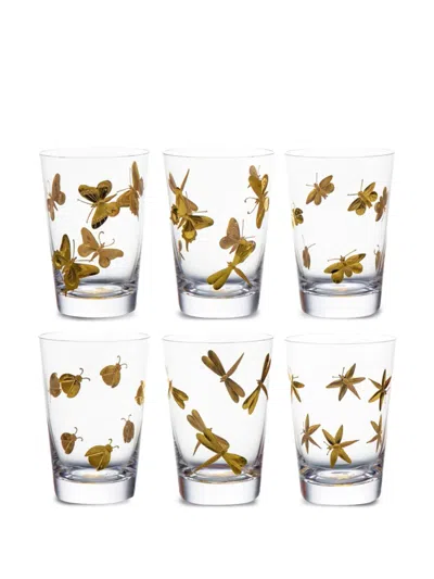 Artel Fly Fusion Gold-insect Tumbler In Transparent