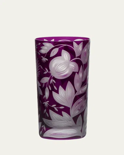 Artel Verdure Purple Crystal Highball Glass, 17.5 Oz. In Pu Purple
