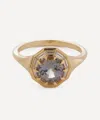Artemer 18ct Gold One-of-a-kind Tanzanite And Trapeze Diamond Engagement Ring