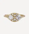 Artemer 18ct Gold Step Cut Engagement Ring
