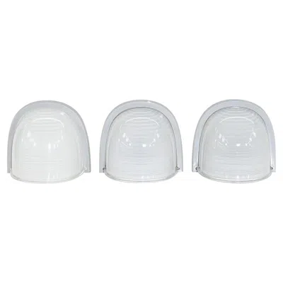 Pre-owned Artemide 1980s Paride 20 Wall Sconce By Angelo Mangiarotti For  3x Available In Transparent