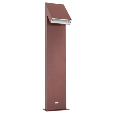 Pre-owned Artemide 2023 Ernesto Gismondi For  Chilone 90 Led Floor Lamp In 3000k Rust In Brown