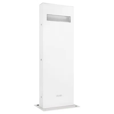Pre-owned Artemide 2023 Ernesto Gismondi For  Nuda 50 Dual Side Led 3000k Floor Lamp In Transparent