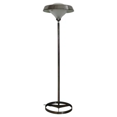 Pre-owned Artemide Bbpr For  Midcentury Italian “ro” Floor Lamp 1960s In Black