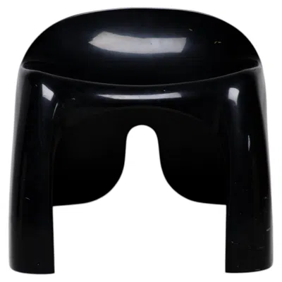 Pre-owned Artemide Black Efebo Stool � Sculptural Italian Design By Stacy Dukes, Italy, 1970s