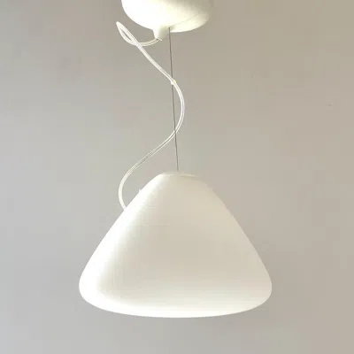 Pre-owned Artemide Capsule Pendant Light By Ross Lovegrove, White Glass, 2010
