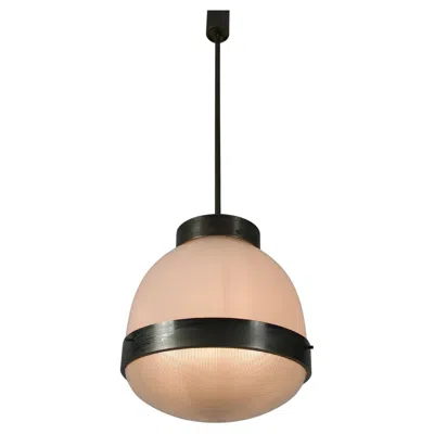 Pre-owned Artemide Chrome Delta Grande Ceiling Lamp By Sergio Mazza For , Italy, 1960s In Sand