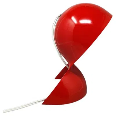 Pre-owned Artemide Dalù Table Lamp By Vico Magistretti For , Modern Design, 1965 In Red