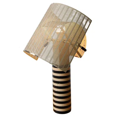 Pre-owned Artemide Early Mario Botta “shogun” Lamp In Brown