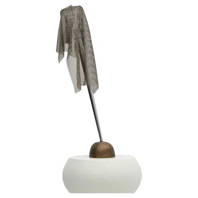 Pre-owned Artemide 'ecate' Table Lamp By Toni Cordero For , C.1990 In Gold