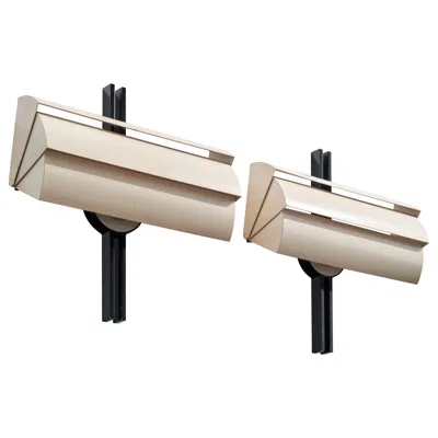 Pre-owned Artemide Ernest Gismondi, Wall Lights, Metal, Italy, 1980s In Sand
