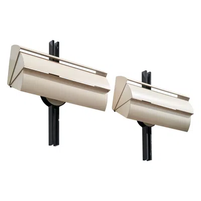 Pre-owned Artemide Ernest Gismondi, Wall Lights, Metal, Italy, 1980s In Sand