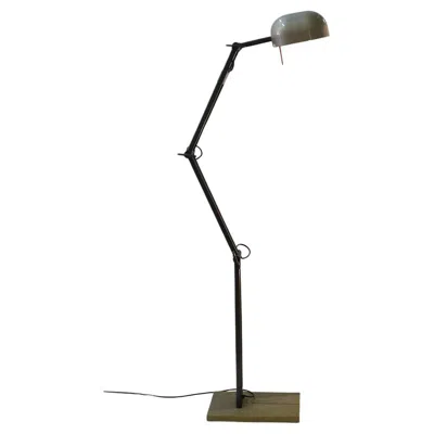 Pre-owned Artemide Floor Lamp Adone Design Cp & Cr Associati 1980s In Black