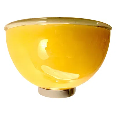 Pre-owned Artemide For Vistosi Murano Gold Glass Wall Lighting , Italy, 1990s