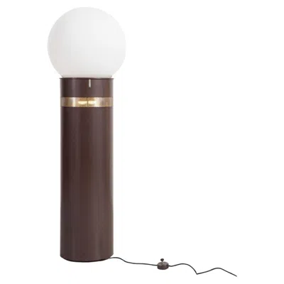 Pre-owned Artemide Gae Aulenti Oracolo Floor Lamp In Metal And Blow Glass By  1970 Italy In Black