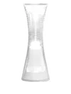 Artemide Hourglass-shaped Etched-glass Lamp In Transparent