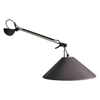 Pre-owned Artemide Italian Modern Aluminium Aggregato Arm Lamp By Mari And Fassina,  1970s In Black