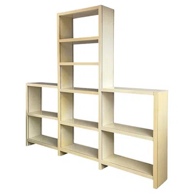 Pre-owned Artemide Italian Space Age Plastic Bookcase Dodona 300 By Ernesto Gismondi , 1970 In Sand