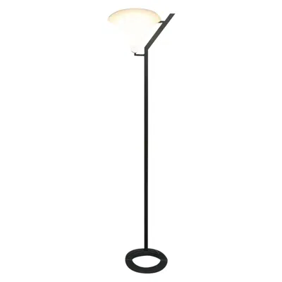 Pre-owned Artemide Italian Zen Terra Floor Lamp By Ernesto Gismondi For , 1980s In White