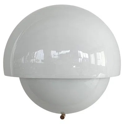 Pre-owned Artemide Large 'grande Mania' Wall Sconce By Vico Magistretti For  In Transparent