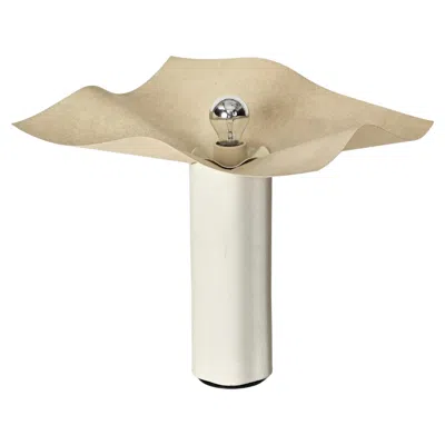 Pre-owned Artemide Mario Bellini For  “area 40” Large Table Lamp Signed, Italy, 1976 In Sand