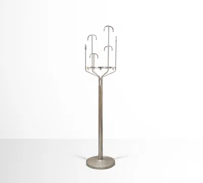 Pre-owned Artemide Melpomene Coat Hanger By Studio Bbpr, Steel, Italy, 1970s Design In Gray