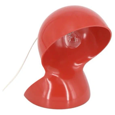 Pre-owned Artemide Mid-century Vintage Red Dalù Table Lamp By Vico Magistretti For , 1960s