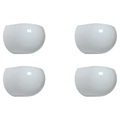 Pre-owned Artemide Murano Glass Sergio Mazza For  "doro" Sconces, Italy Circa 1970s In Transparent