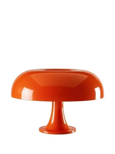 Artemide Nessino Domed-design Table Lamp In Orange