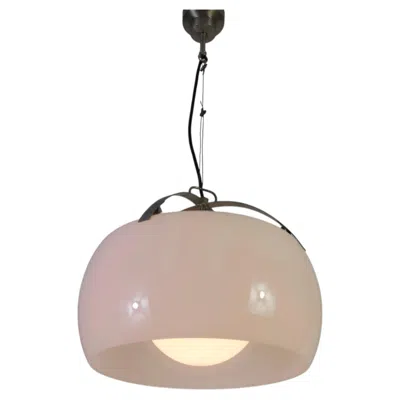 Pre-owned Artemide 'omega' Pendant Lamp By Vico Magistretti For , Italy, 1960 In Sand